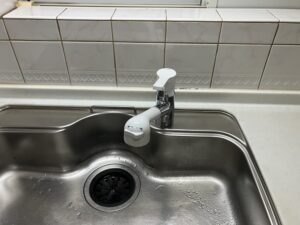 京都キッチン取付け隊　ワンホールシングル水栓の取替　施工後